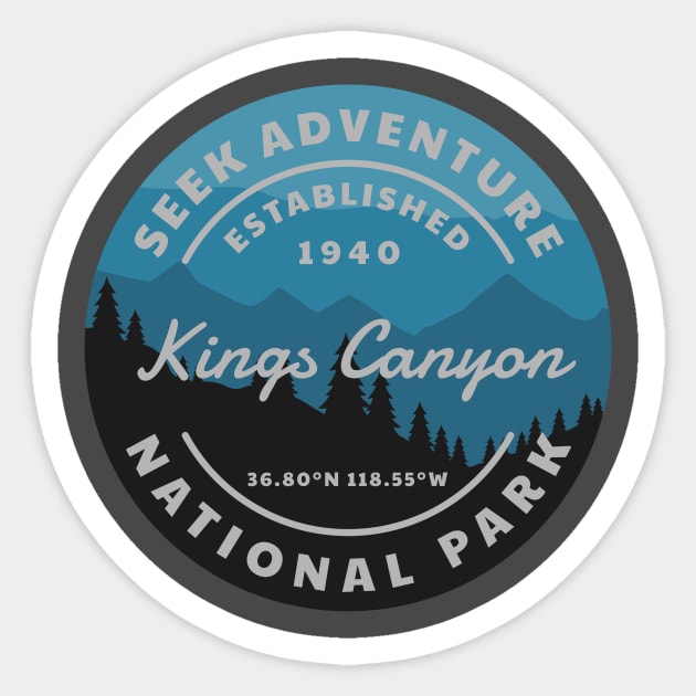 Kings Canyon National Park Sticker by roamfree